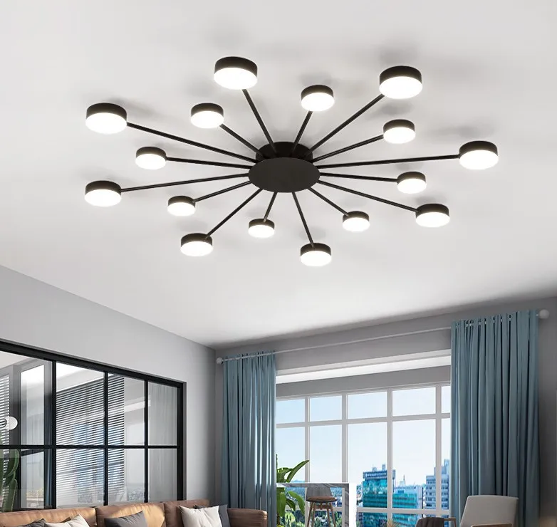 

nordic ventilador de techo luzes de teto lamparas de techo colgante moderna living room bedroom kitchen fixtures ceiling lights