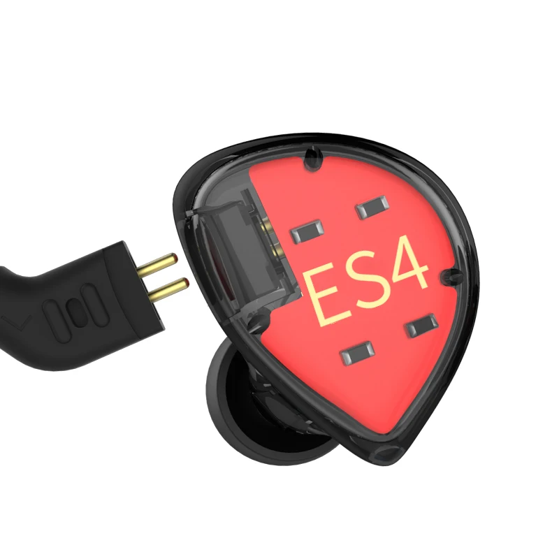 2017 KZ ES4 BA + DD наушники гибридные HIFI бас для ZST ZSN PRO AS10 ZS10 CCA C10|Наушники и гарнитуры| |