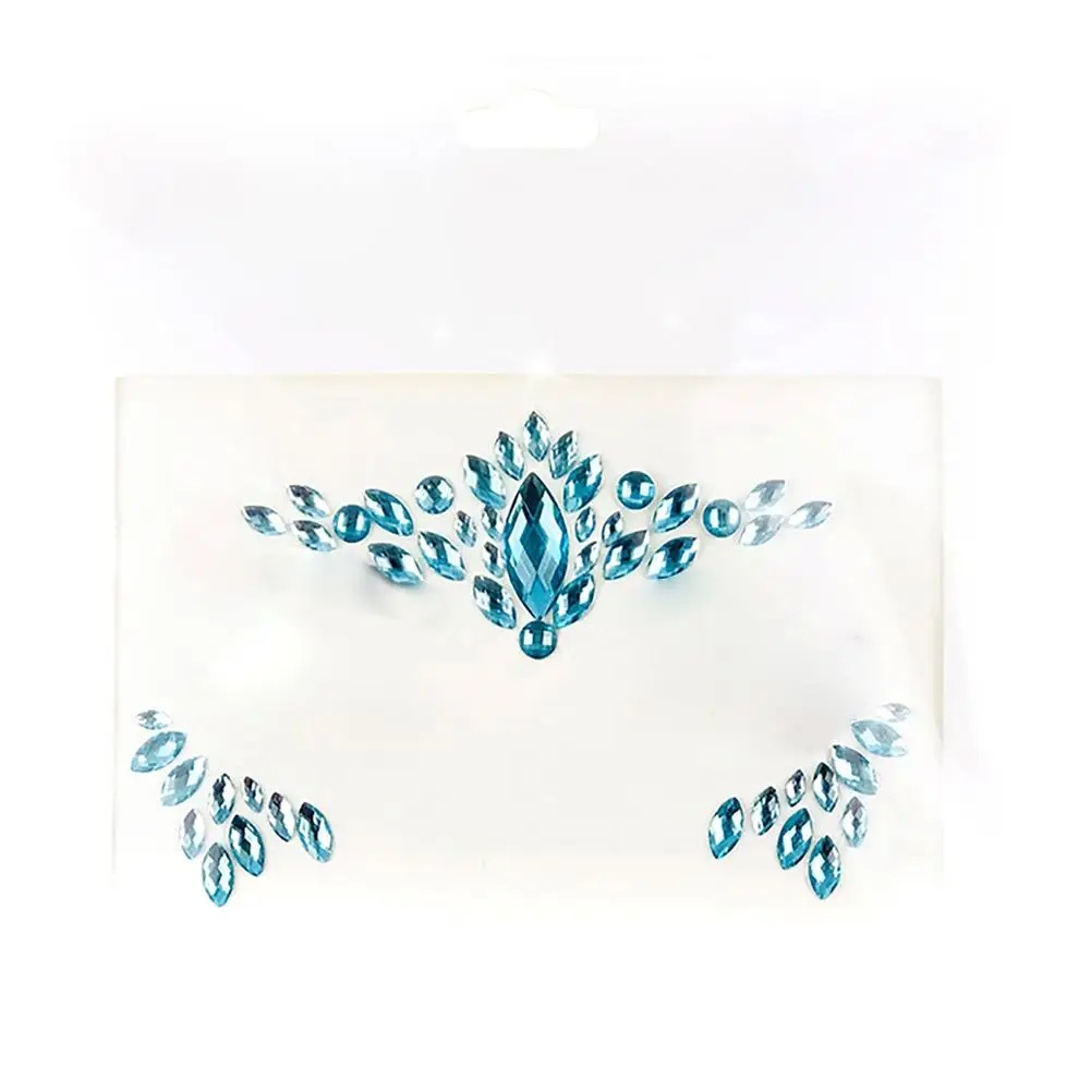 Временная Стразовая Татуировка наклейка s Face jewels драгоценные камни фестиваль вечерние макияж, боди-арт сверкание блесток татуировки стикер сценический макияж