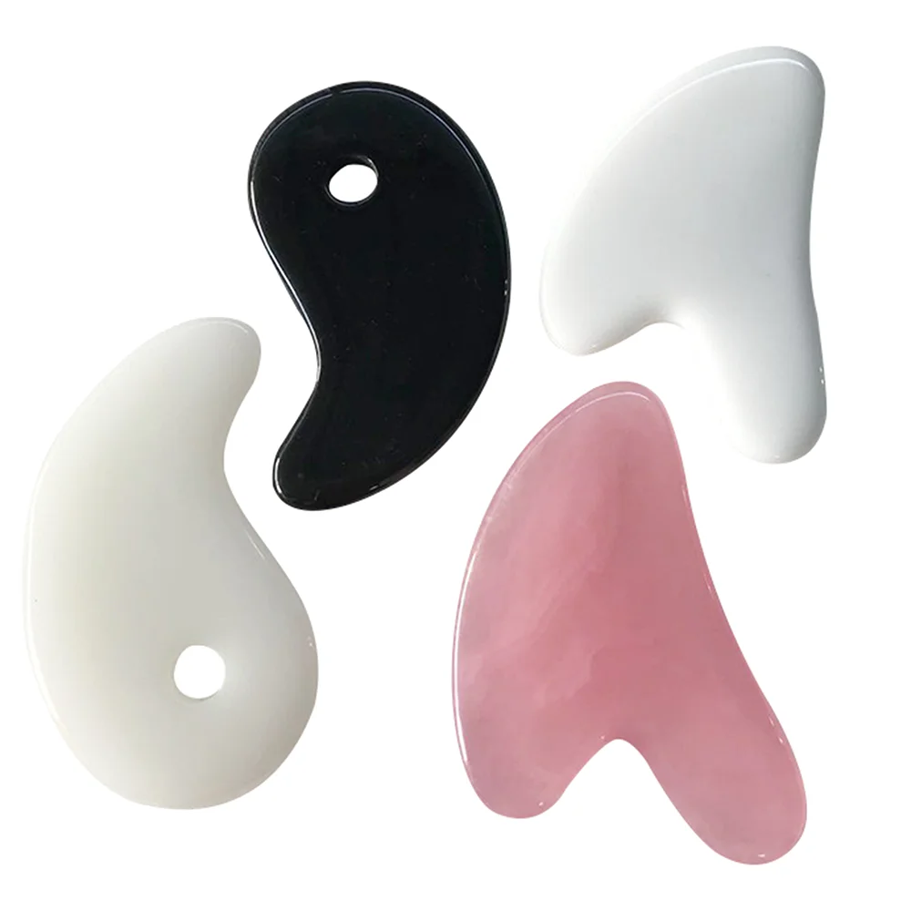 Beeswax Guasha Scraping Massage Scraper Face Massager Acupuncture Gua Sha Board Acupoint Face Eye Care Spa Massage Tool