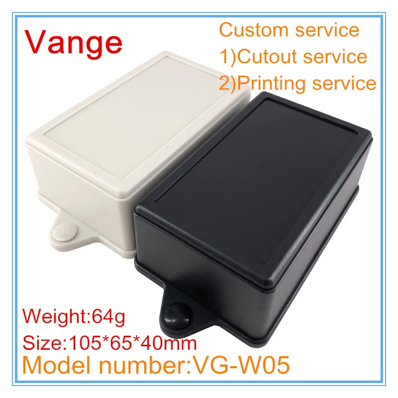 4 шт./лот распределительная коробка из черного АБС пластика корпус инструмента