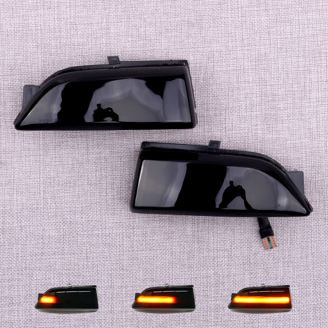 

NEW 2Pcs/Set Dynamic Turn Signal Side Rearview Mirror Blinker Indicator Light Fit For Ford Ranger T6 Raptor Wildtrak 2015-2019