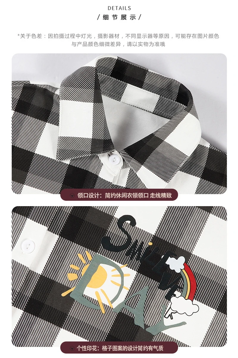 

Auttum Plaid Nightdress British Style Sleepwear Teen Girls Fashion Robes Nightgowns Womens Long Sleeve Nightwear Plus Size