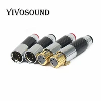 yivosound 4pin hi end good quality wholesales hifi diy audio video male female xlr connector jack conector plug