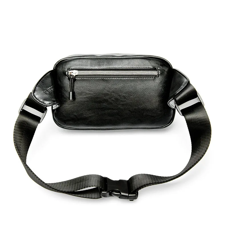 2021 повседневная Кожаная поясная сумка для мужчин телефона винтажная мужская