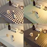 pvc table cloth household fresh waterproof and oil proof nordic tablecloth tea table hotel dining cloth round table cover