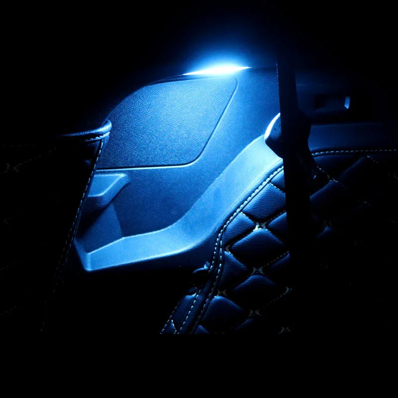 ice blue light Lsrtw2017 светодиодный автомобильный багажник лампа для атмосферного освещения для peugeot 3008 5008 аксессуары для интерьера - Название цвета: ice blue light