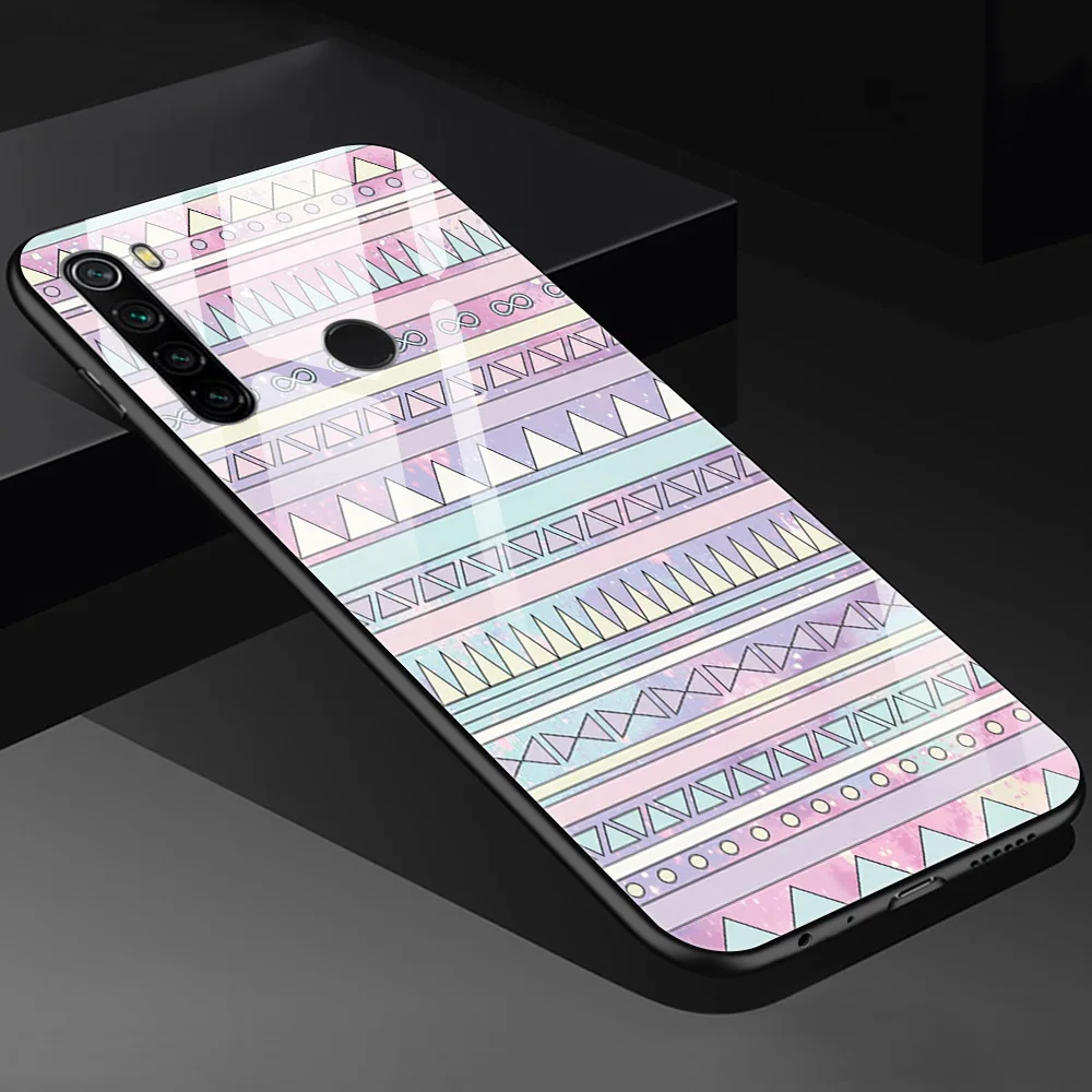 

Retro Case for Xiaomi Redmi Note 8 9 7 8T K20 K30S 6 Pro Mi Note 10 9 9T 8 Pro SE Poco X3 F1 Glass Phone Cases Cover Funda Capa