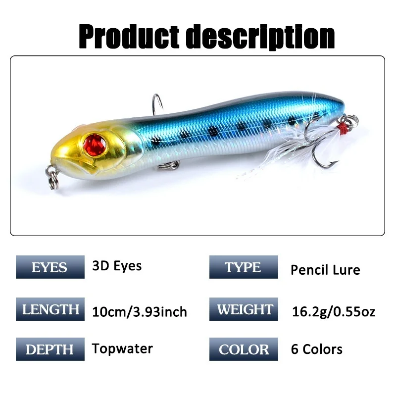 Ankeyeng 6 шт. искусственная Реалистичная змеиная наживка плавающая приманка для