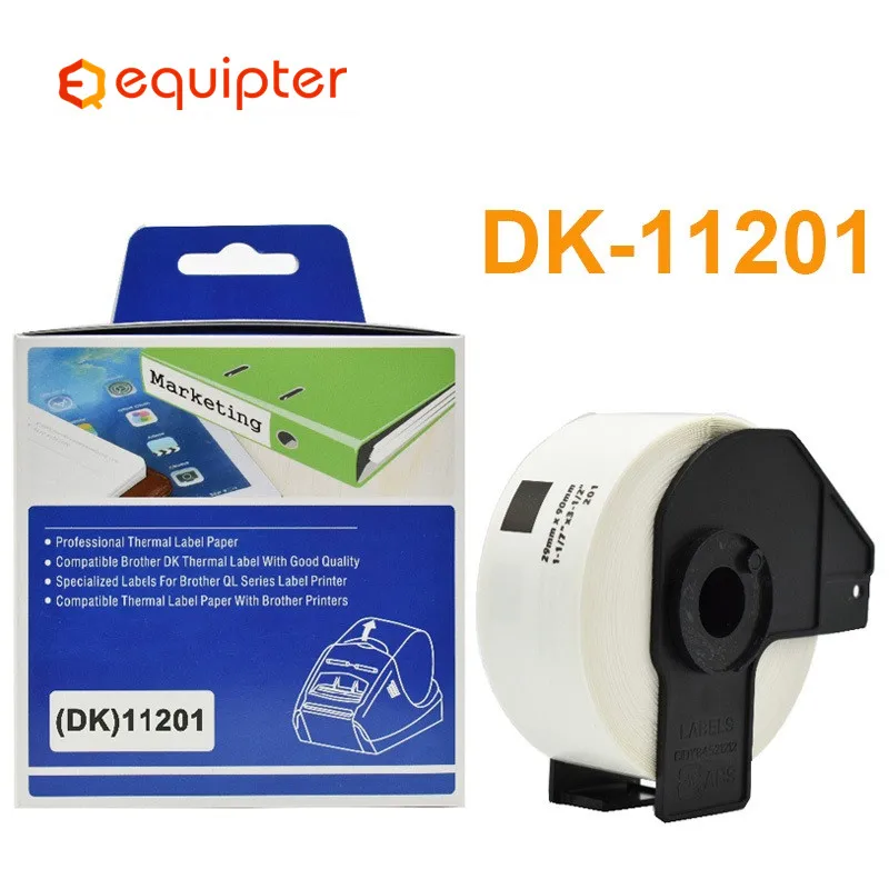 Термобумажный рулон DK11201 этикетка для доставки совместимая с принтерами