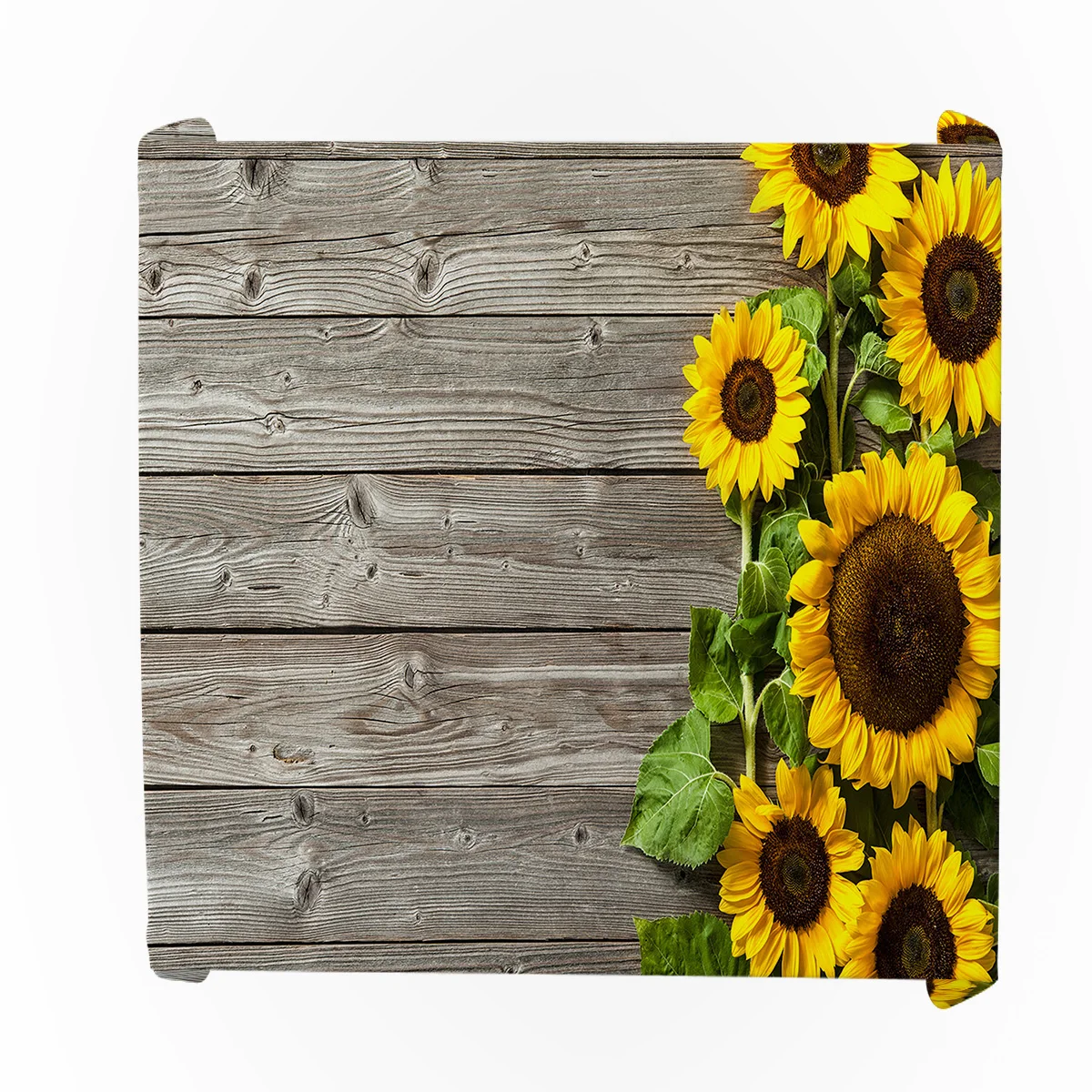 Подсолнух дерево планка фон скатерти чехлы для стола девушки мужчины скатерть