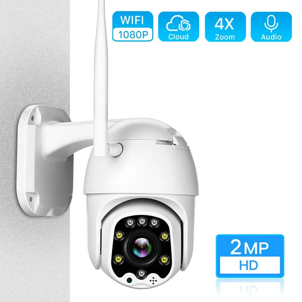 Беспроводная ip-камера, WiFi, 1080 P, камера видеонаблюдения для дома, наружная PTZ P2P ipCam, wifi камера, IP камера, camara de vigilancia