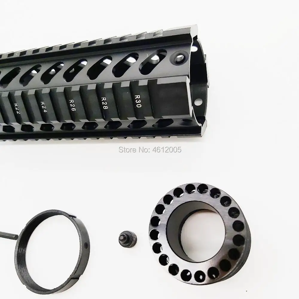 M4 M16 свободном Quad Rail ar 15 Тактический ствольная накладка Пикатинни Quad рейку для m4 m16 4, 7, 10, 12, 15 дюймов