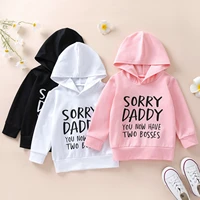 lioraitiin 1 6years toddler baby girls fall hoodies fashion letter print long sleeve loose hooded tops 3colors