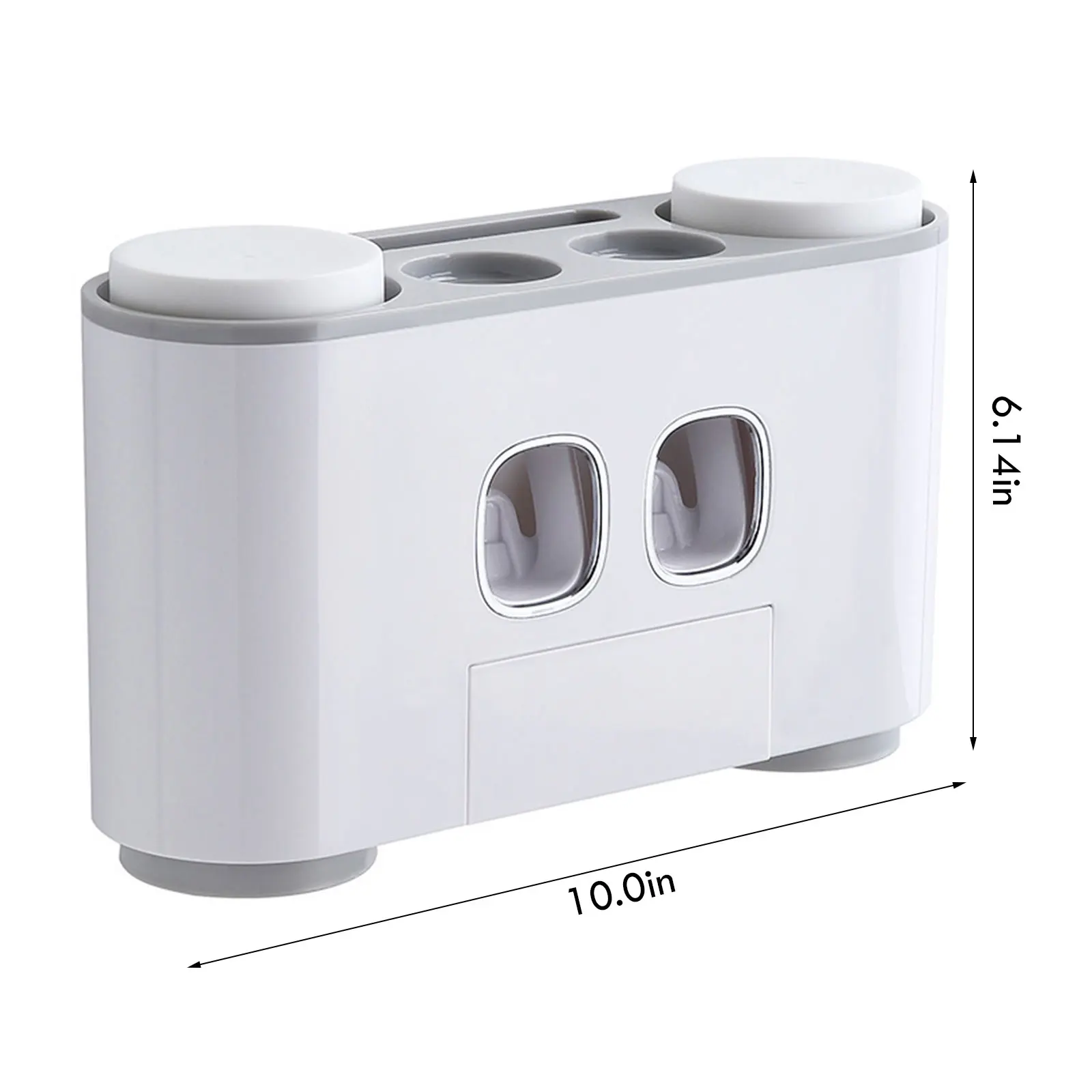 

Automatic Toothpaste Dispenser Wall Mounted Dust-proof Toothbrush Holder With Cups Multifunction Bathroom Accessories Sets