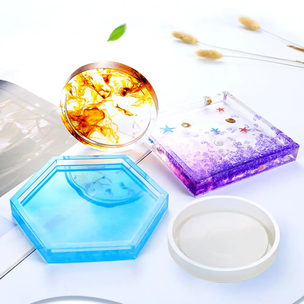 Новые Классические DIY силиконовые формы для горки квадратные эпоксидные литые