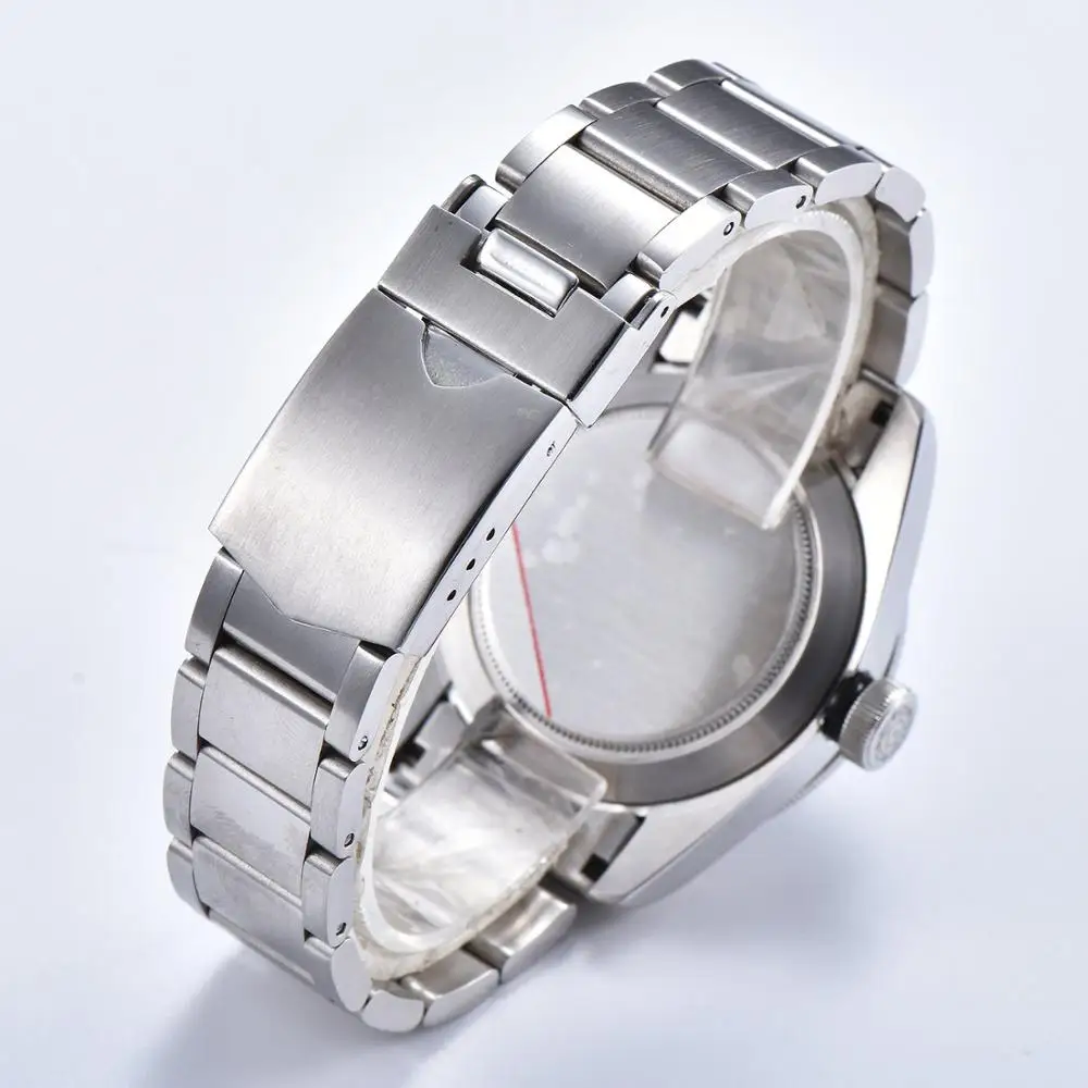 Наручные автоматические часы мужские 41 мм минеральное стекло светящиеся руки 316L