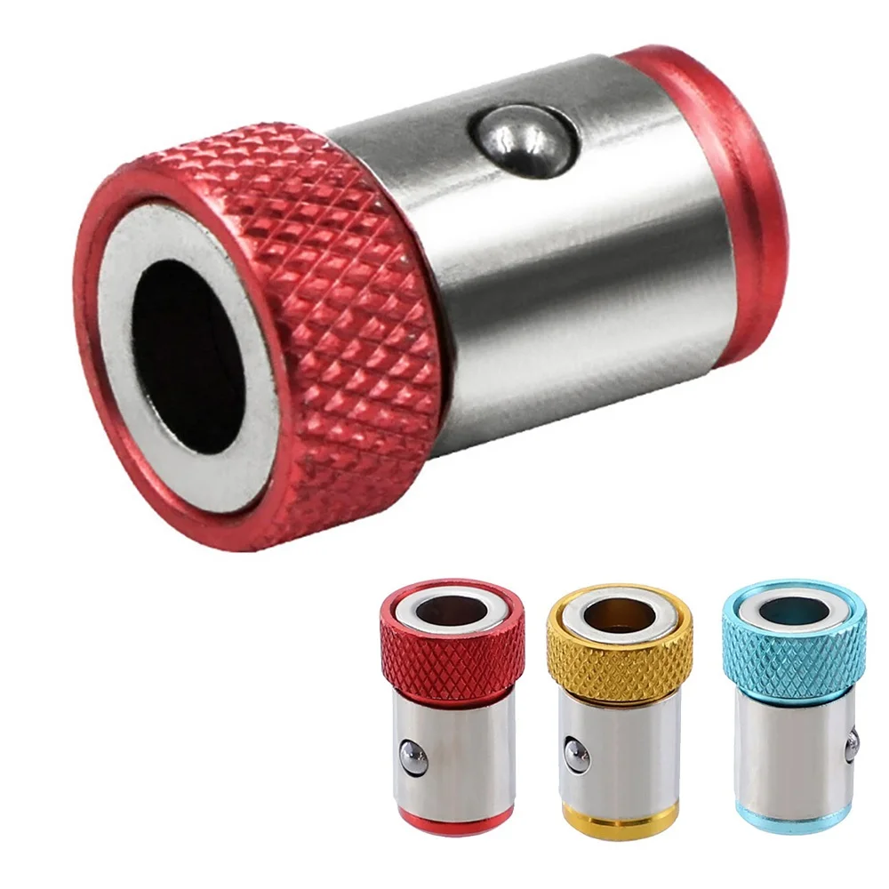 2/5 шт. насадки отверток магнитное кольцо 1/4 &quotСплав Сталь сильный