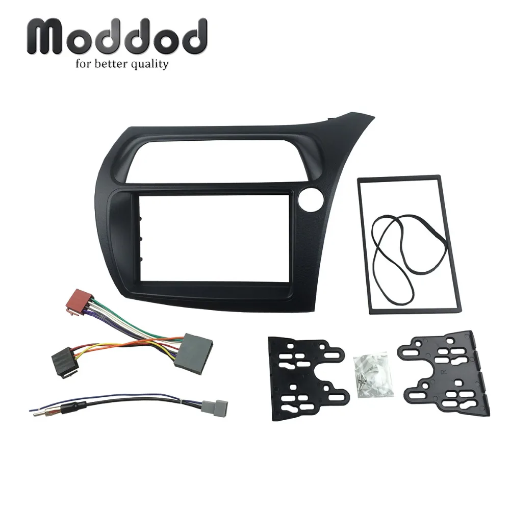 Двойная Din радиопанель для Honda Civic RHD с проводным жгутом и антенной комплект