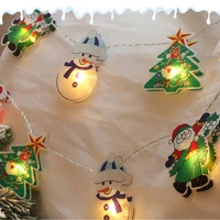 snowman christmas tree led garland string lights christmas decoration home 2021 christmas ornaments new year