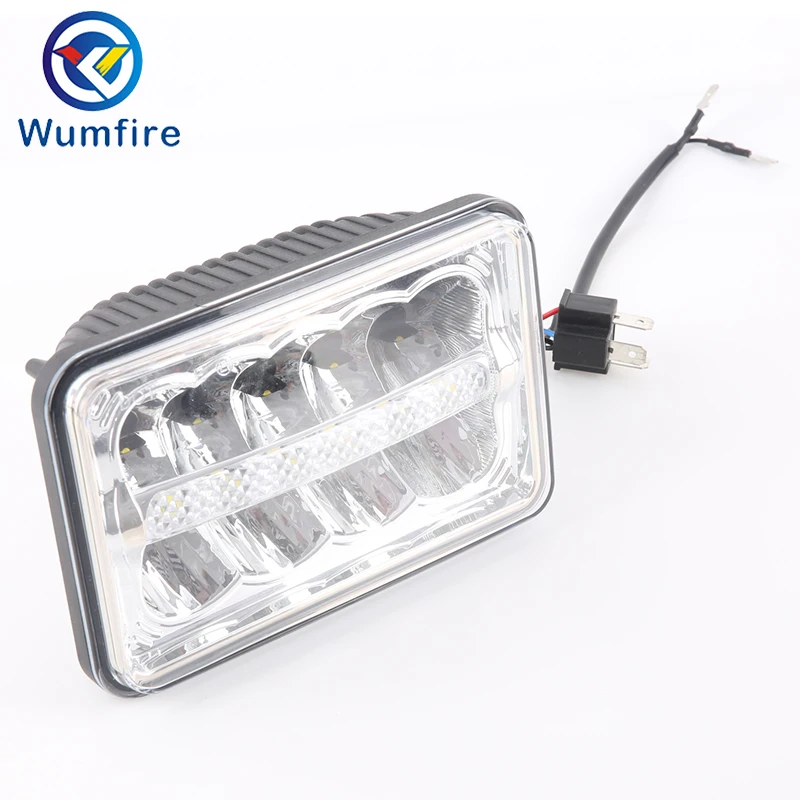 2шт 4X6 светодиодный фары в горошек одобренный с дальним и низким лучом для Chevrolet Ford