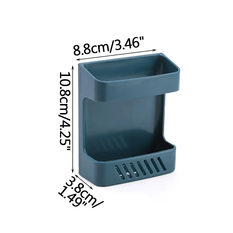 

TV Air Conditioner Remote Control Rack Shelf Storage Box Wall-Mounted Punch-Free Mobile Phone Storage Rack Storage Box Organizer