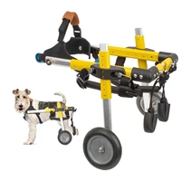 upgrade pet wheelchair walk cart scooter pet dog wheelchair weak paralyzed for handicapped hind leg 2 wheel rear dog wheelchair