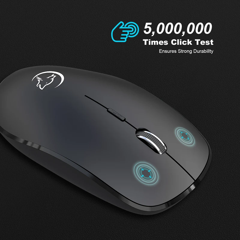 

Wireless Computer Mouse 2.4G Receiver 2400 DPI USB Optical Mice Super Slim Computer Mouse For PC Laptop