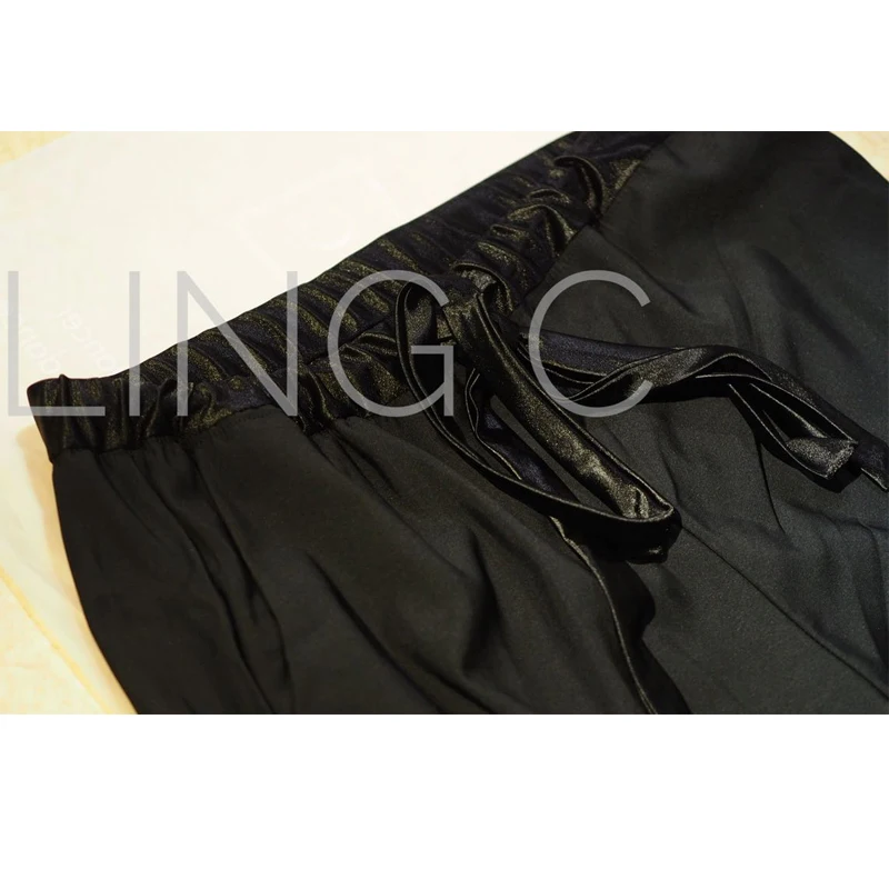 Брюки мужские для латиноамериканских танцев мягкие стандартные черные брюки