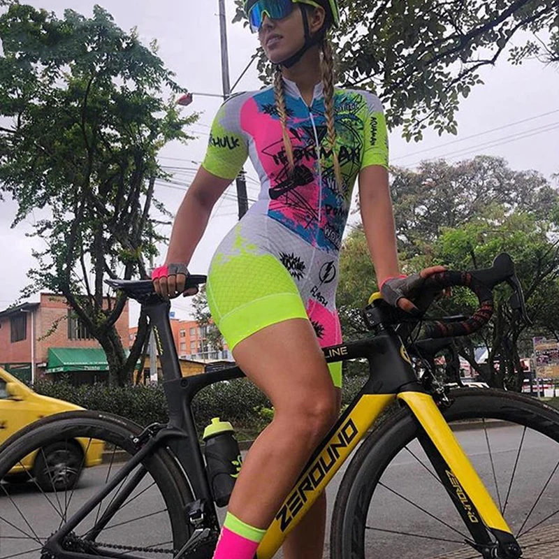 

Summer Women's Cycling Clothing Bike Jersey Short Sleeve Bicycle Clothes Team Cycling Jerseys Gel Bike Shorts Sets Quick Dry