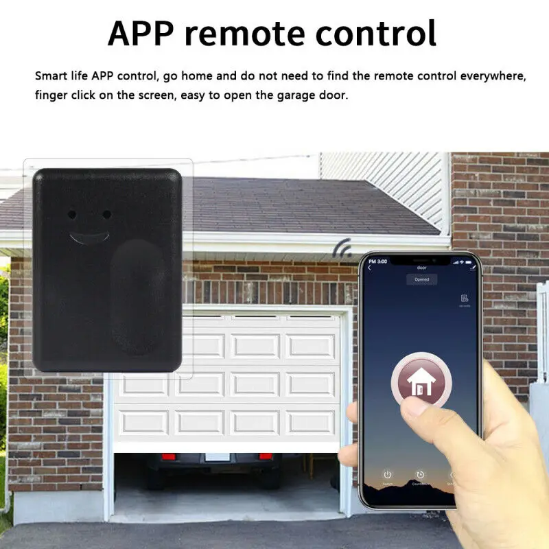 

WIFI Garage Door Switch Opener Compatible with Alexa Google EWelink Smart Gadget