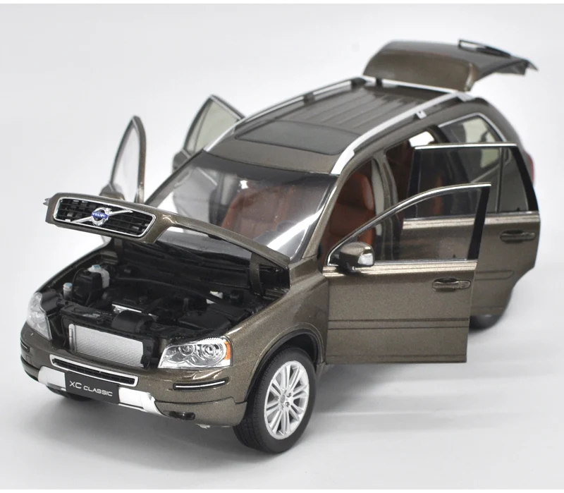 1:18 классическая модель XC90 SUV из сплава под давлением коричневый автомобиль