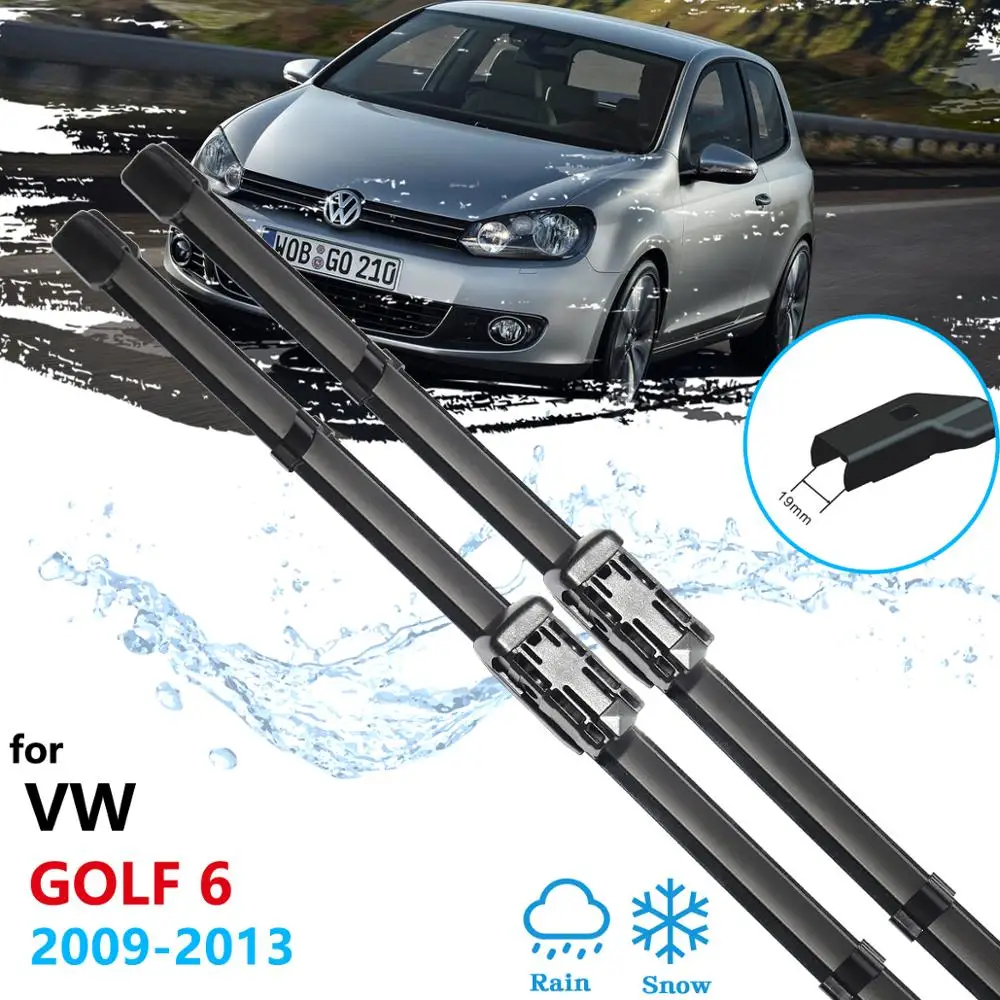 Автомобильная щетка стеклоочистителя для Volkswagen VW Golf 6 MK6 2009 ~ 2013 5K передние