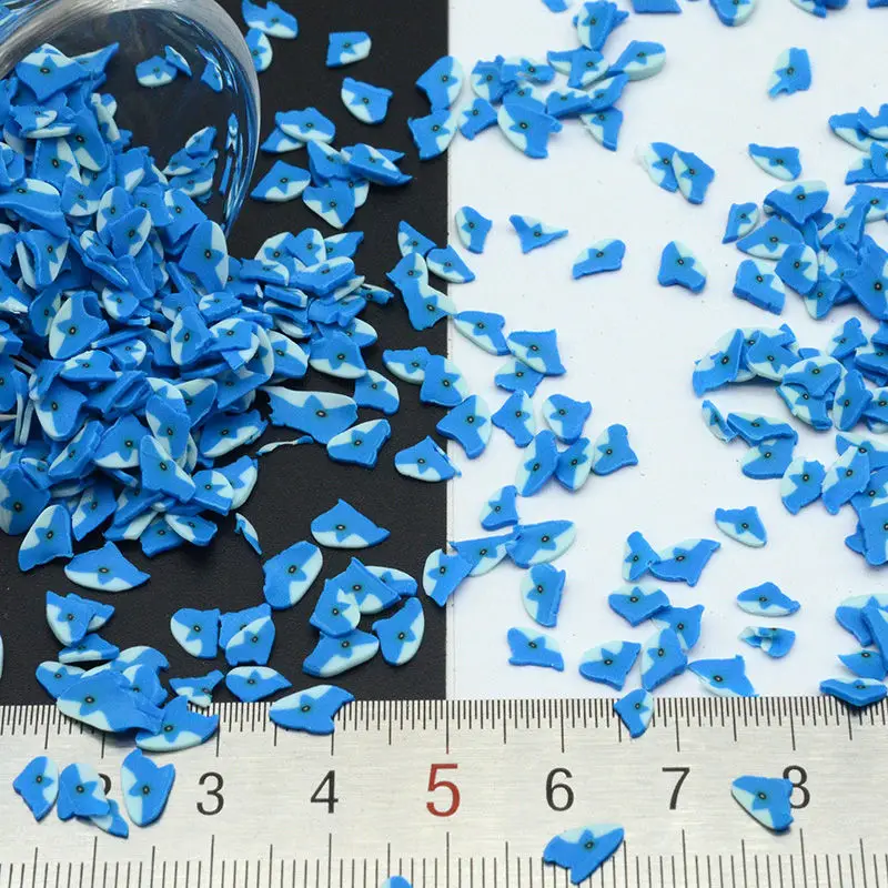 5mm 100g design1 100 г/лот Полимерная глина для изготовления игрушек Акула разбрызгивает прекрасные конфетти для рукоделия, DIY конфетти - Цвет: 5mm 100g design1