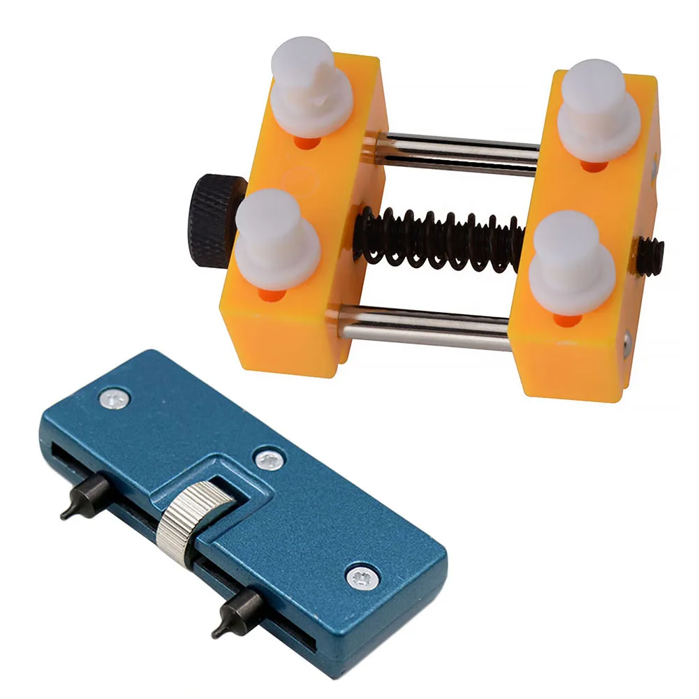

2pcs/set Opener Adjustable Repair Tool Remover Case Back Press Watchmaker Manual Watch Holder