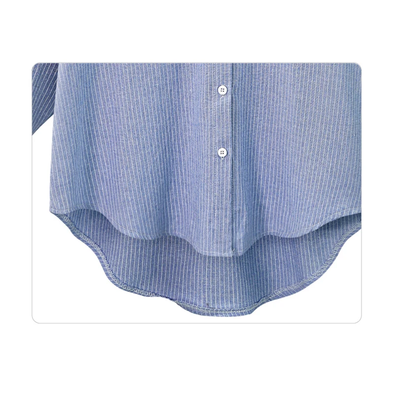 

Spring Autumn Women Elegant Turn-Down Collar Long Sleeve Blouse Shirts Plus Size XL-4XL Loose Fashion Embroidery Tops T14401X