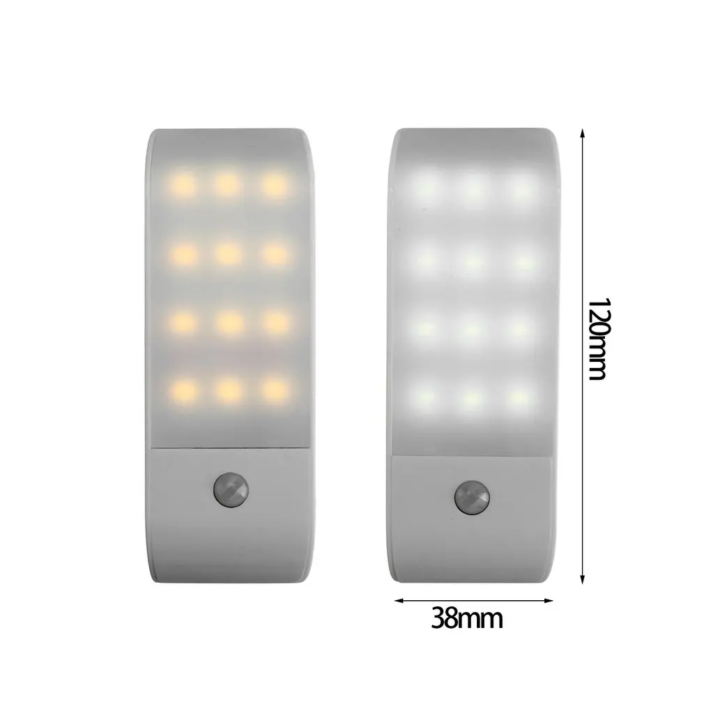 

LED Under Cabinet Light Auto On/Off 6/10 LEDs 98/190mm For Kitchen Bedroom Closet Wardrobe Night Lights