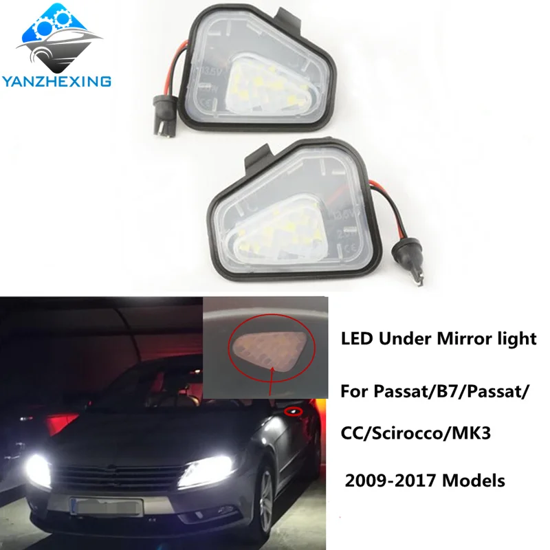 Пара 18-SMD светодиодный подсветка двери приветственные лампы для Volkswagen Passat B7 CC