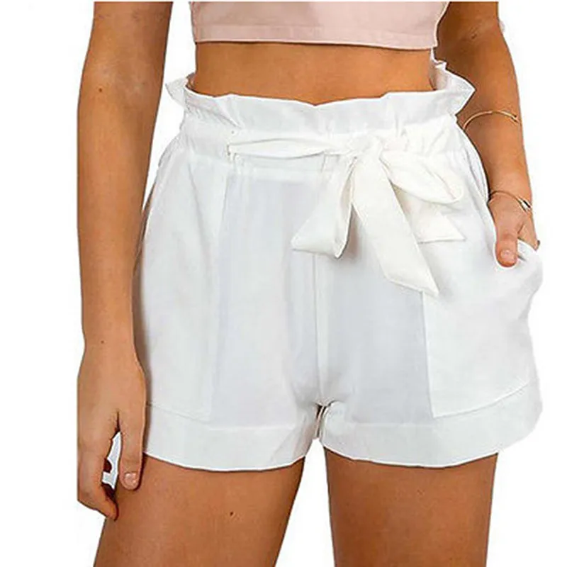 

2021 Women New Style Fashion Hot Fashion Women Lady Sexy Summer Casual Shorts High Waist Short Beach Bow Shorts