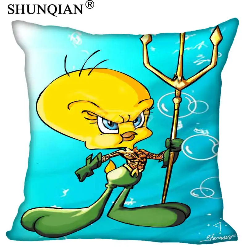 Pillowcase Новое поступление Твити квадратная подушка чехол s Молнии Изготовленный На Заказ Подушка Чехол более Размеры пользовательские ваш образ подарок - Цвет: Pillowcase
