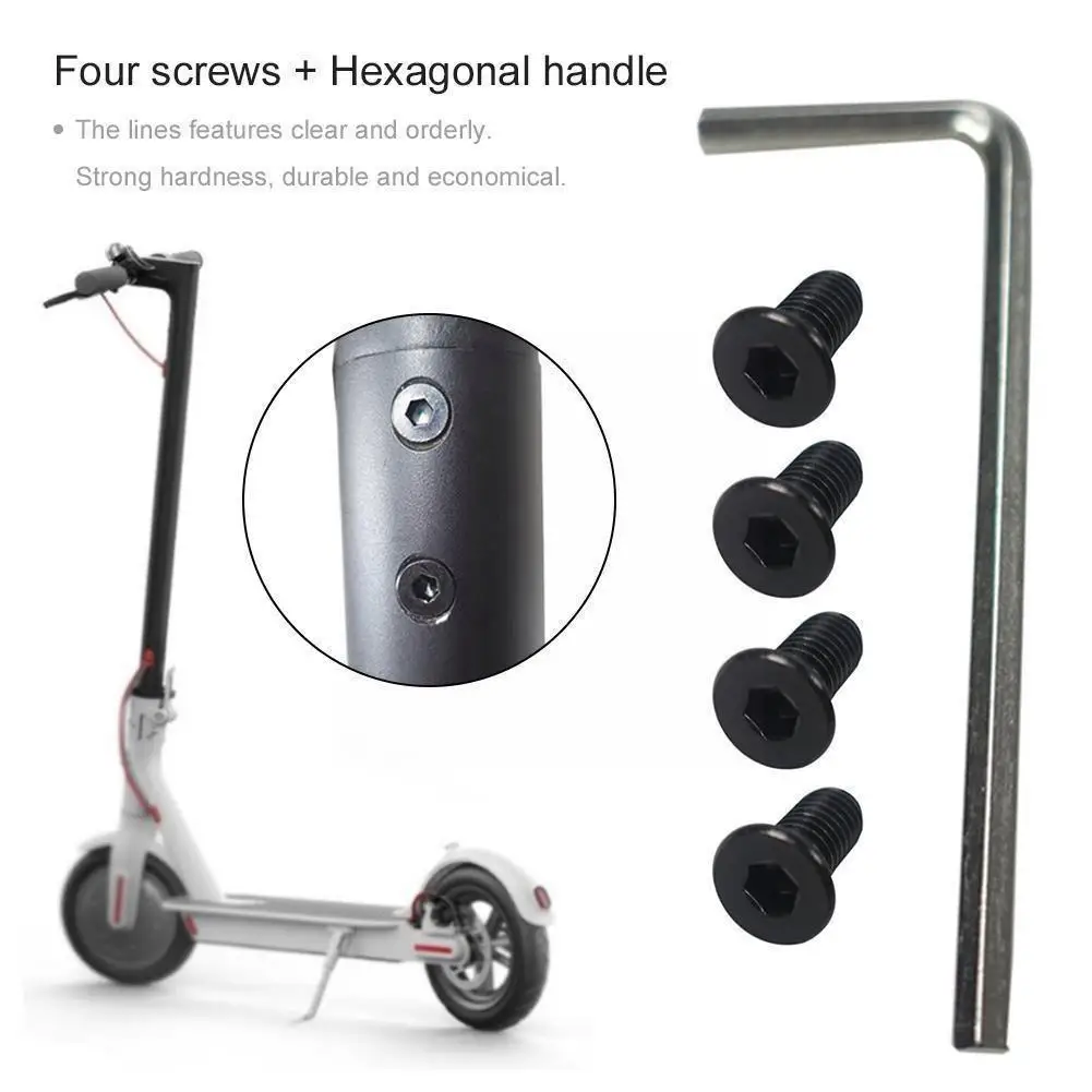 

Electric Scooter Public Screw Accessories Package Pole Tightening Wheel Scooter Rear Screw Motor Screw Male F3O4