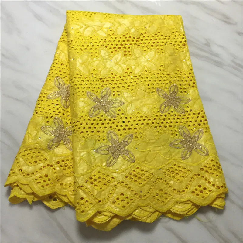 

Yellow Hollow Out African Bazin Riche 2020 High Quality Lace With Nigerian Lace Fabric Latest Guipure Lace Fabric 5Yards/Lot PBZ