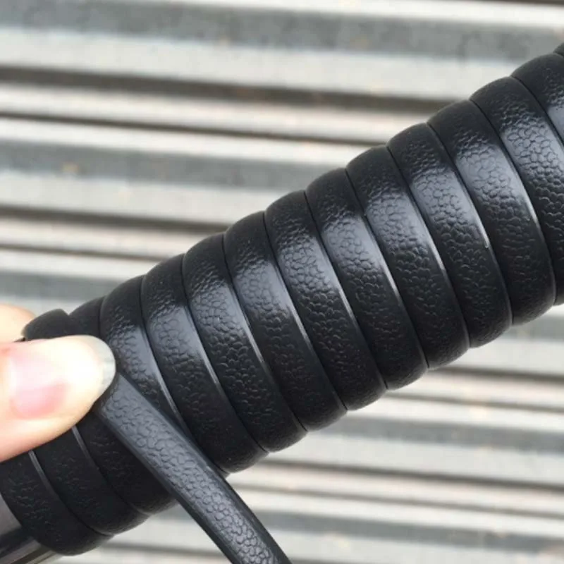 

500g Black Embossed Flat PE Rattan Material Vine Roll Handmade Weaving Braided Chair Coffee Table Storage Basket Decoration