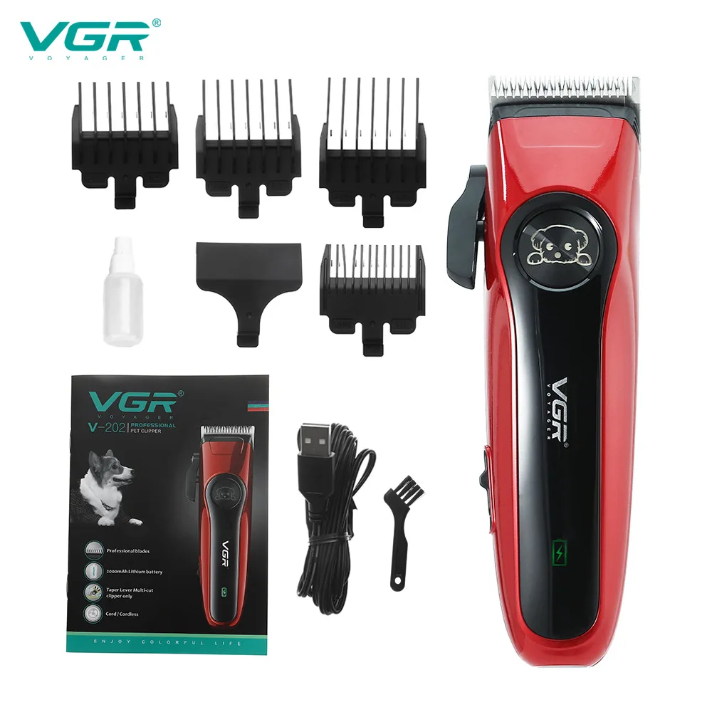 

VGR Electric Shaver Pet Hair Clipper Clipper Dog Electric Clipper Cross-border Electrical New Hair Remover V-202