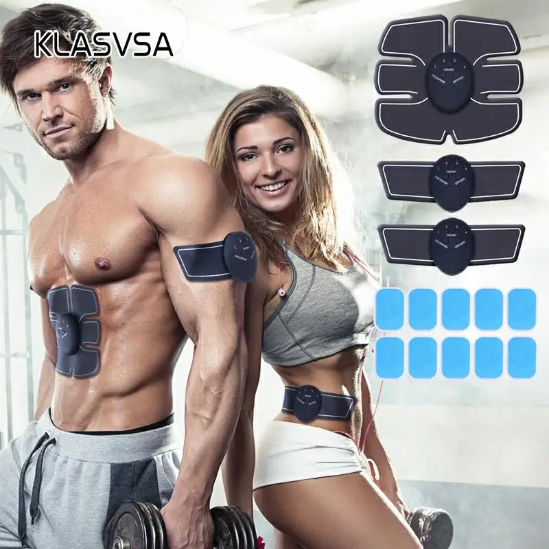 Ems тренер электрический стимулятор мышц живота Вибратор массажер ABS Фитнес для