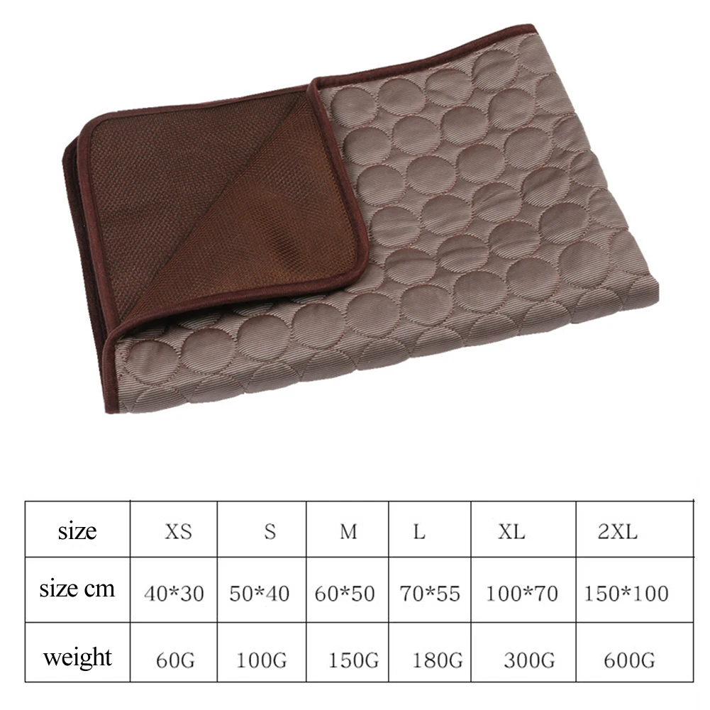 

Dog cooling pad ice pad pet large ice silk cooling pet summer cat cooling blanket pad indoor seat puppy pet pad portable