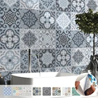 Funlife Peel and Stick плитка с марокканским узором Наклейка на стену для кухни водостойкая Splashback панель DIY винтажное художественное украшение для ванной комнаты