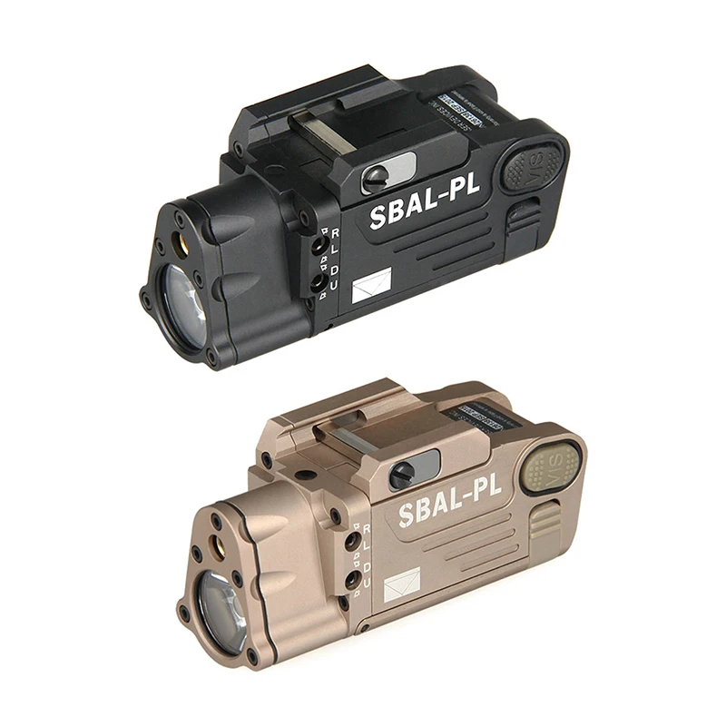 

Tactical Laser Flashlight SBAL-PL White Red Strobe Light Aluminum For Standdard Pistol Rail Or M1913 Airsoft Accessories