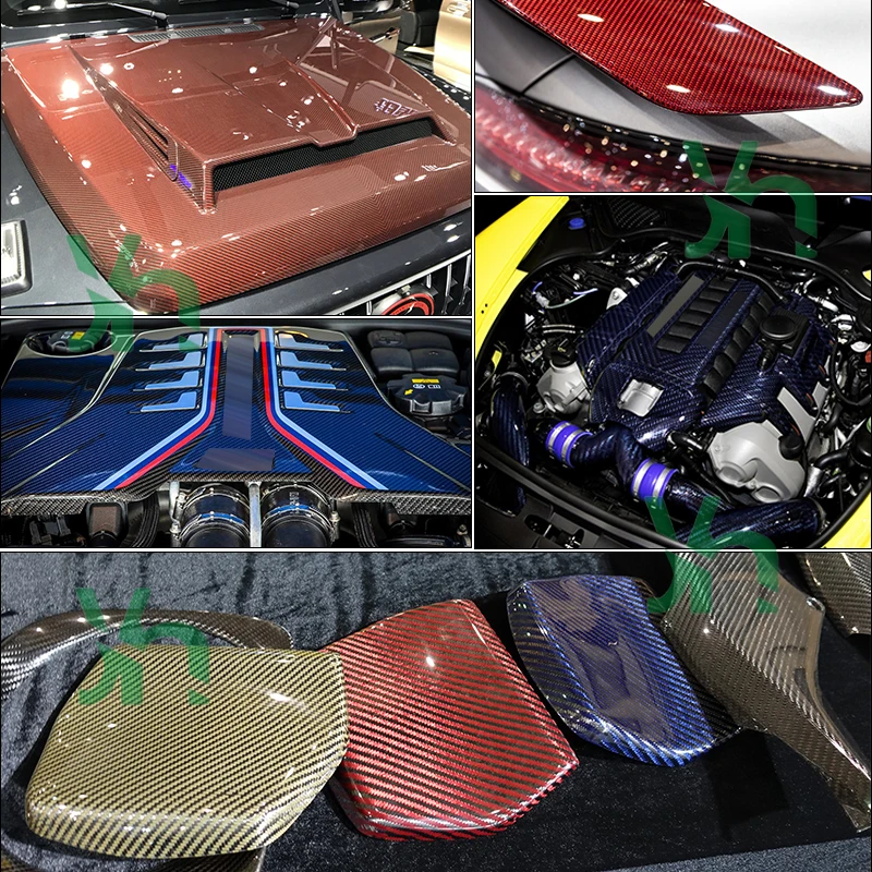 Модель 3K280gW/двойная саржевая смешанная ткань из углеродного волокна черное