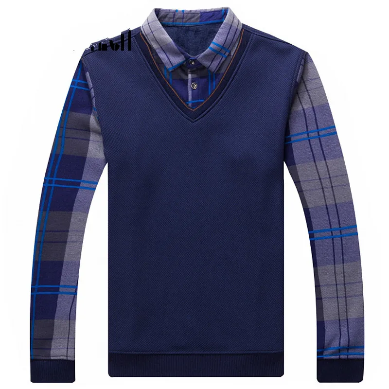 Осенне зимняя мужская термо Футболка мягкая бархатная Толстая теплая футболка с